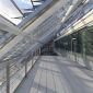 The Shadoglass louvre system forms the outer skin of the winter garden and provides day-to-day ventilation